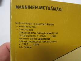 Teknilliseen kouluun pyrkivien opas- ja kertauskirja