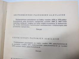 Teknilliseen kouluun pyrkivien opas- ja kertauskirja
