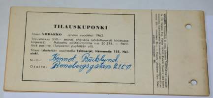 Viidakko 25 1961