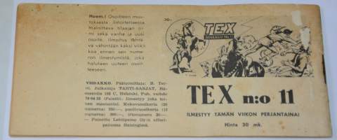 Viidakko 11 1959