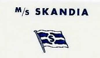 M/S Skandia 1961- 1974  kuittilomake blanko  - firmalomake