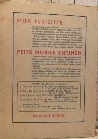 Peitä murha entinen : Salapoliisi Sexton Blaken seikkailuja No 4