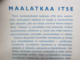 Maalatkaa itse siveltimellä, ruiskulla ja telalla