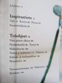 Ompele Kirjo Koristele. Ideoita ja vinkkejä kodin sisustajalle