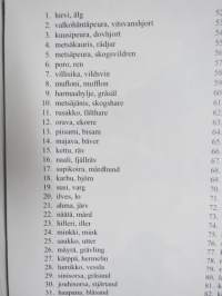 Eläinten jäljillä - I djurens spår -lajintunnistuksen opettelua varten