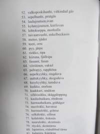 Eläinten jäljillä - I djurens spår -lajintunnistuksen opettelua varten