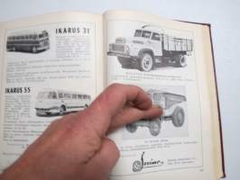 Autoteknillinen käsikirja, erittäin runsas kuvitus aikansa autoista, traktoreista, työkoneista ym.