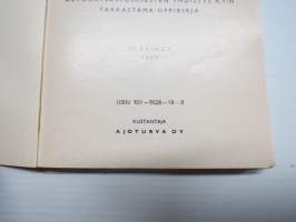 Tieliikennekirja -autokoulun oppikirja, Moottoriajoneuvojen katsastusmiehet ry:n tarkastama oppikirja, 21. painos 1977