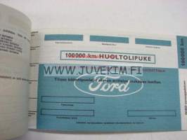 Huoltolipukkeita eurooppalaisia Ford henkilö- ja pakettiautoja varten -lipukevihko