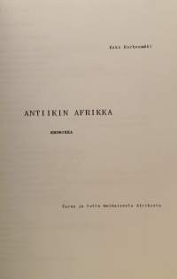 Antiikin Afrikka