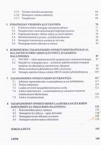 Tasapainoisen onnistumisen haaste, 2000. 3.p. Johtaminen julkisella sektorilla ja Balanced scorecard