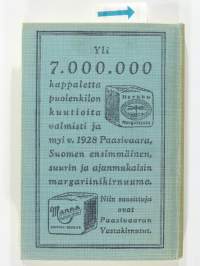 Kotilieden kalenteri 1930, neljäs vuosikerta