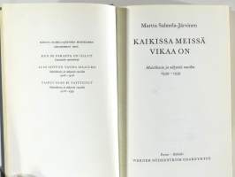 Kaikissa meissä vikaa on