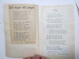 Andliga sånger etc., inskriven 1943 - svart skolhäfte