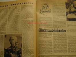 Koti ja Sana 1945 nr 3 . Mm Kinkerit saapuvat jälleen kotiin. Paavo virkkunen : Tuuli puhaltaa missä tahtoo .Tällä kertaa kysyimme professori K.S. Laurilalta