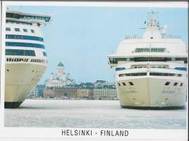 Helsinki Eteläsatama  - laivapostikortti  postikortti laivakortti kulkematon