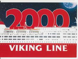 Viking Line 2000  - laivapostikortti  postikortti laivakortti kulkematon