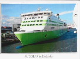 MS Star Helsinki - laivapostikortti  postikortti laivakortti kulkematon
