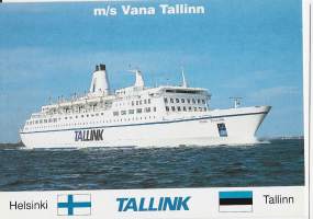 MS Vana Tallinn - laivapostikortti  postikortti laivakortti kulkematon