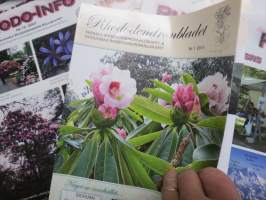 Rhodo-Info Sydsvenska Rhodorendron Sällskapet SRS - lehtiä vv. 2008-2015 20 kpl