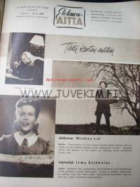 Elokuva-Aitta 1949 nr 6 (kannessa Gregory Peck. Tuula Usva (Rosenqvist , Ignatius kuvassa 15-vuotiaana Prinsessa Ruususena sivu 11)