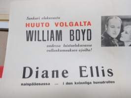 Siperia - Sibirien, pääosissa William Boyd, Diane Ellis -elokuvajuliste / movie poster