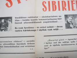 Siperia - Sibirien, pääosissa William Boyd, Diane Ellis -elokuvajuliste / movie poster