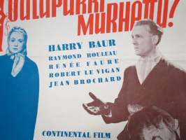 Joulupukki murhattu? - Mordet på Jultomten, Harry Baur, Raymond Rouleau, Renée Faure, Robert Le Vigan, Jean Brochard -elokuvajuliste / movie poster