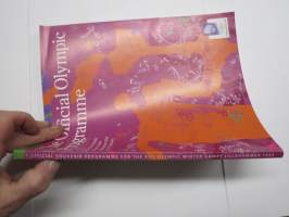 Lillehammer - The Official Olympic Programme - The XVII Olympic Winter Games 1994 -olympialaisten virallinen ohjelma, engalnninkielinen