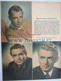 Elokuva-Aitta 1949 nr 21 (kannessa Eleanor Parker), Ritva Arveloa ja Matti Oravistoa tapaamassa, Susan Hayward, Hollywoodin &quot;Kuolemanlaivue&quot;, Tuulikki Mäki