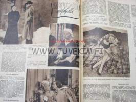 Elokuva-Aitta 1949 nr 21 (kannessa Eleanor Parker), Ritva Arveloa ja Matti Oravistoa tapaamassa, Susan Hayward, Hollywoodin &quot;Kuolemanlaivue&quot;, Tuulikki Mäki