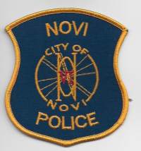 Novi city of Novi Police USA  - hihamerkki poliisi
