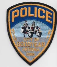 Police Motor Unit Arizona USA  - hihamerkki poliisi