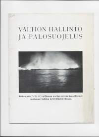 Valtion hallinto ja palosuojelus 1926