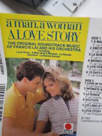 A man, a woman - A Love Story, original sondtrack music, SPC 8532 -C-kasetti / C-cassette