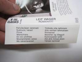 Leif Wager - romanssi,  K-Tel Classic 047 -C-kasetti / C-cassette