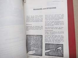 Volvo PV 444-445 Verkstadshandbok -korjaamokirja -ruotsinkielinen, KOPIO + PV 444 D Instruktionbok käyttöohjekirja kopiona, ruotsinkielinen