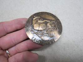 World Biathlon Championships Lahti 1991 Ampumahiihdon MM-kilpailut -mitali / medal