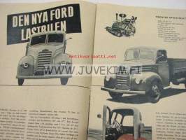 Ford-nytt 1949 (henkilö- ja kuorma-autot) -myyntiesite