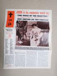 Jesus to the communist world inc. - &quot;The Voice of the Martyrs&quot; - soviet Christians love their persecutors - 1974 nr 8