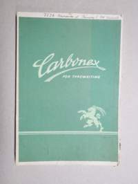 Carbonex for Typewriting -kopiointipaperia / pakkaus &quot;kalkkeripaperi&quot;, käytettiin ennen konekirjoitettaessa useampia kapplaleita samanaikaisesti