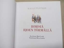 Ihmisiä Iijoen törmällä, kuvittanut Matti Luohi
