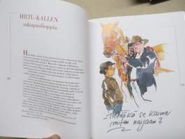Ihmisiä Iijoen törmällä, kuvittanut Matti Luohi