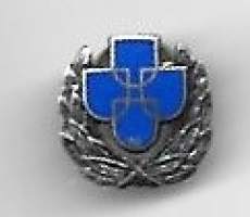Maalaiskuntien Liitto  ansiomerkki X-  rintamerkki hopeaa