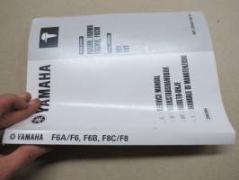 Yamaha F6AMH F6BMH F8CMH F8CV (USA &amp; Canada F6Y, F8Y) Service Manual / Verkstadshandbok / Huolto-ohjekirja / Manuale di manutenzione