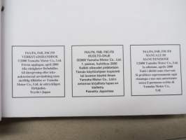 Yamaha F6AMH F6BMH F8CMH F8CV (USA &amp; Canada F6Y, F8Y) Service Manual / Verkstadshandbok / Huolto-ohjekirja / Manuale di manutenzione