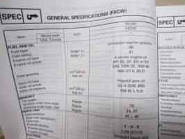 Yamaha F6AMH F6BMH F8CMH F8CV (USA &amp; Canada F6Y, F8Y) Service Manual / Verkstadshandbok / Huolto-ohjekirja / Manuale di manutenzione