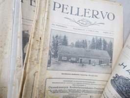 Pellervo - 1920-luvun loppupuolen lehtiä erä