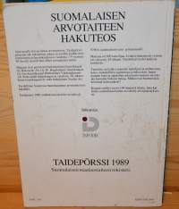 Taidepörssi 1989 suomalaisen maalaustaiteen rekisteri
