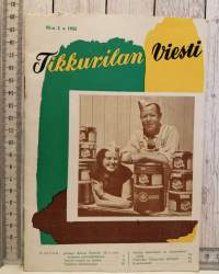 Tikkurilan Viesti 2/1955 -asiakaslehti, sisältää mm. asiapitoisia ammattiartikkeleita maalaus- suojaus- ja pinnoitustöistä ja materiaaleista